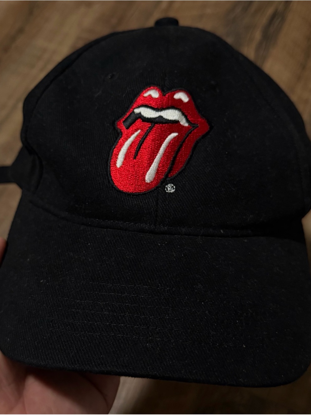 Vintage anvil red tags rolling stone dad hat